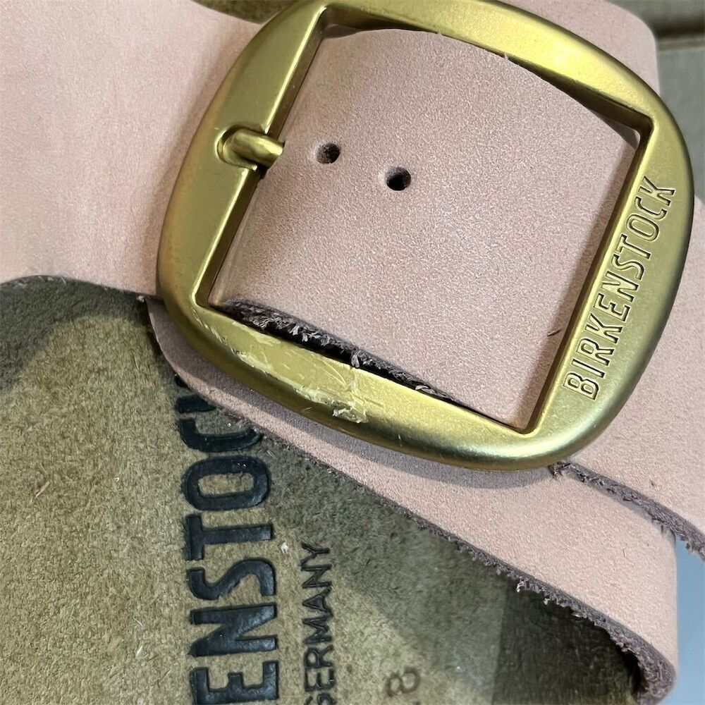 Birkenstock Madrid Big Buckle Women's Sandals Soft Pink 7 Leather Summer Spring - Picture 6 of 12